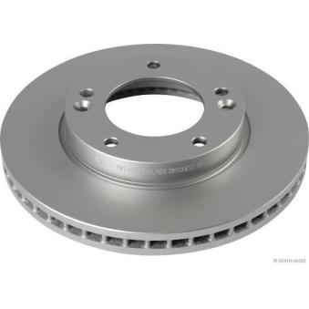 Jeu de 2 disques de frein avant HERTH+BUSS JAKOPARTS J3300342 pour KIA SORENTO 3.3 V6 - 248cv