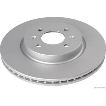 Jeu de 2 disques de frein avant HERTH+BUSS JAKOPARTS J3300344 pour LANCIA DELTA 1.6 CRDi - 110cv