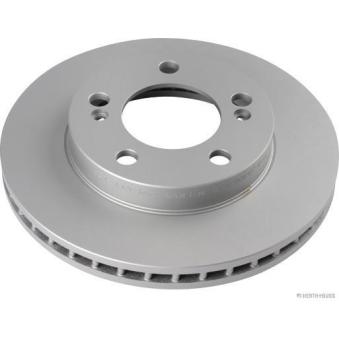 Jeu de 2 disques de frein avant HERTH+BUSS JAKOPARTS [J3300409]