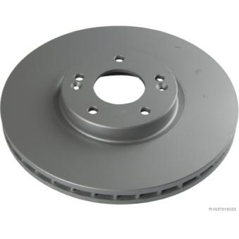 Jeu de 2 disques de frein avant HERTH+BUSS JAKOPARTS J3300507 pour HYUNDAI IX55 3.0 V6 CRDi - 239cv