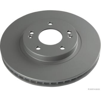 Jeu de 2 disques de frein avant HERTH+BUSS JAKOPARTS OEM 5171226100