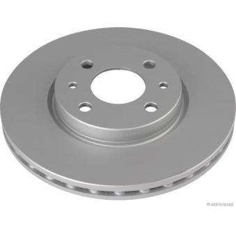 Jeu de 2 disques de frein avant HERTH+BUSS JAKOPARTS J3300801 pour MAZDA 3 1.3 HDi 80 - 80cv