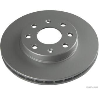 Jeu de 2 disques de frein avant HERTH+BUSS JAKOPARTS J3300912 pour CITROEN AX 1.5 - 86cv
