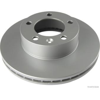 Jeu de 2 disques de frein avant HERTH+BUSS JAKOPARTS J3301093 pour RENAULT MASTER 2.5 DCI - 101cv