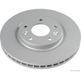 Jeu de 2 disques de frein avant HERTH+BUSS JAKOPARTS J3301107 pour NISSAN QASHQAI 1.3 DIG-T - 140cv