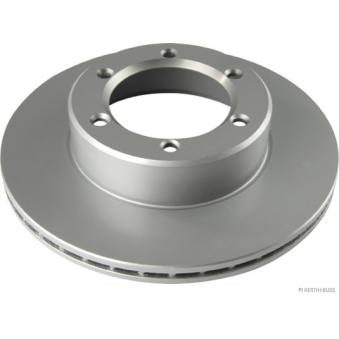 Jeu de 2 disques de frein avant HERTH+BUSS JAKOPARTS [J3302071]