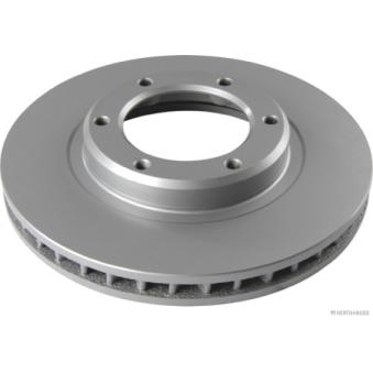 Jeu de 2 disques de frein avant HERTH+BUSS JAKOPARTS [J3302118]