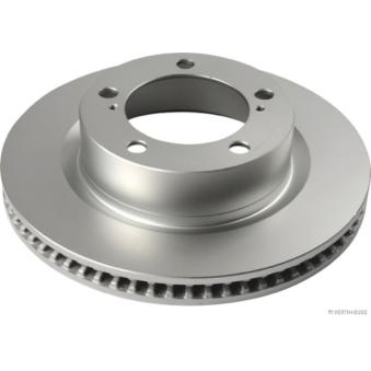 Jeu de 2 disques de frein avant HERTH+BUSS JAKOPARTS J3302181 pour TOYOTA LAND CRUISER 4.7 V8 - 288cv