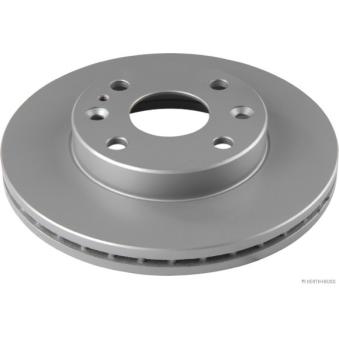 Jeu de 2 disques de frein avant HERTH+BUSS JAKOPARTS J3303044 pour OPEL SINTRA 1.6 - 84cv