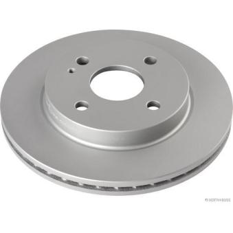 Jeu de 2 disques de frein avant HERTH+BUSS JAKOPARTS J3303097 pour MAZDA 2 1.3 - 86cv