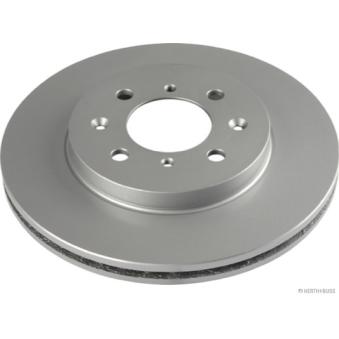 Jeu de 2 disques de frein avant HERTH+BUSS JAKOPARTS J3304050 pour HONDA JAZZ 1.4 - 100cv