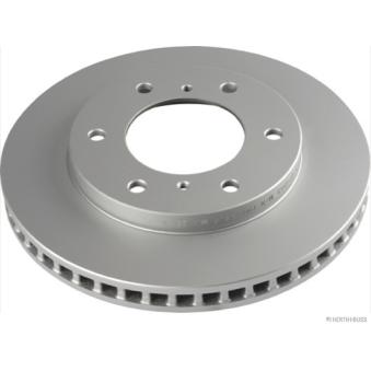 Jeu de 2 disques de frein avant HERTH+BUSS JAKOPARTS [J3305069]