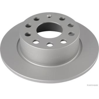 Jeu de 2 disques de frein arrière HERTH+BUSS JAKOPARTS OEM 5Q0615601C