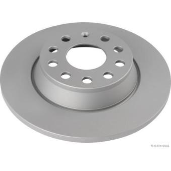 Jeu de 2 disques de frein arrière HERTH+BUSS JAKOPARTS OEM 1K0615601AD