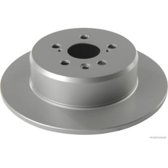 Jeu de 2 disques de frein arrière HERTH+BUSS JAKOPARTS J3312037 pour TOYOTA AVENSIS 1.6 - 110cv