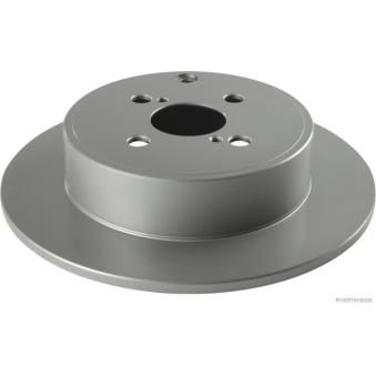 Jeu de 2 disques de frein arrière HERTH+BUSS JAKOPARTS J3312043 pour MAZDA RX 2.0 D-4D - 110cv