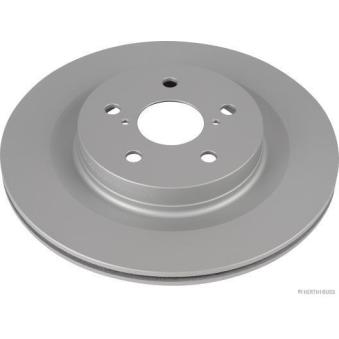 Jeu de 2 disques de frein arrière HERTH+BUSS JAKOPARTS [J3312081]