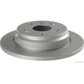 Jeu de 2 disques de frein arrière HERTH+BUSS JAKOPARTS J3314026 pour HONDA FR-V 2.2 i CTDI - 140cv