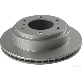 Jeu de 2 disques de frein arrière HERTH+BUSS JAKOPARTS J3315025 pour MITSUBISHI PAJERO 3.2 DI-D 4WD - 190cv