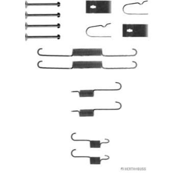 Kit d'accessoires, mâchoire de frein HERTH+BUSS JAKOPARTS [J3560300]