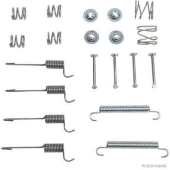 Kit d'accessoires, mâchoire de frein HERTH+BUSS JAKOPARTS J3560509 pour HYUNDAI IX35 2.0 CRDi traction intégrale - 136cv
