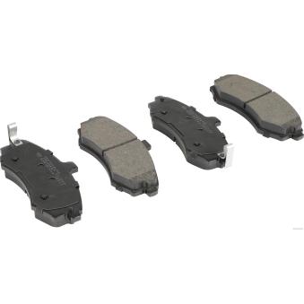 Jeu de 4 plaquettes de frein avant HERTH+BUSS JAKOPARTS OEM 581012DA60