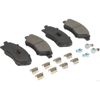 Jeu de 4 plaquettes de frein avant HERTH+BUSS JAKOPARTS OEM 1605092