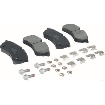 Jeu de 4 plaquettes de frein avant HERTH+BUSS JAKOPARTS [J3600866]
