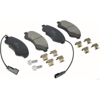 Jeu de 4 plaquettes de frein avant HERTH+BUSS JAKOPARTS OEM ME6C1J2K021BB