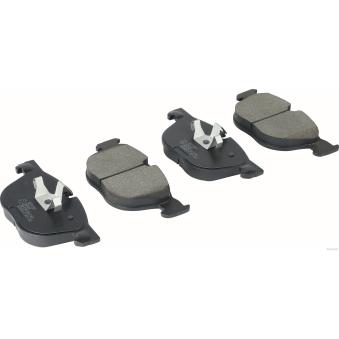 Jeu de 4 plaquettes de frein avant HERTH+BUSS JAKOPARTS J3600885 pour SKODA FABIA 4.8i - 355cv