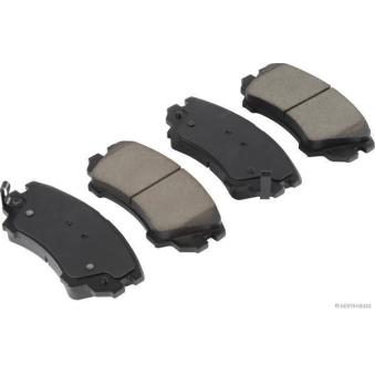 Jeu de 4 plaquettes de frein avant HERTH+BUSS JAKOPARTS [J3600919]