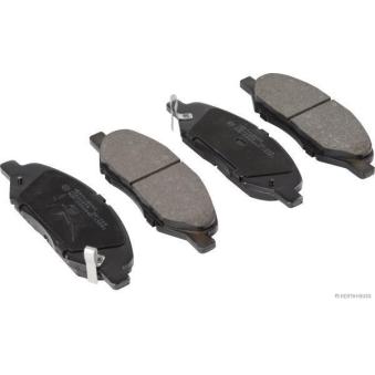 Jeu de 4 plaquettes de frein avant HERTH+BUSS JAKOPARTS [J3601074]