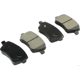 Jeu de 4 plaquettes de frein avant HERTH+BUSS JAKOPARTS J3601085 pour OPEL KADETT 1.6 - 112cv