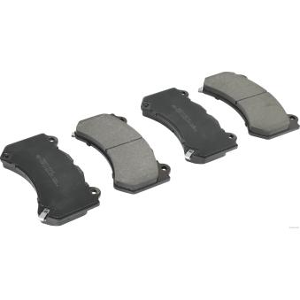 Jeu de 4 plaquettes de frein avant HERTH+BUSS JAKOPARTS J3601107