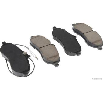 Jeu de 4 plaquettes de frein avant HERTH+BUSS JAKOPARTS J3602011 pour PEUGEOT 207 2.0 HDI 140 - 136cv