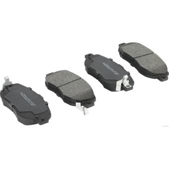 Jeu de 4 plaquettes de frein avant HERTH+BUSS JAKOPARTS [J3602072]
