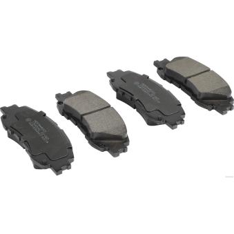 Jeu de 4 plaquettes de frein avant HERTH+BUSS JAKOPARTS [J3602142]