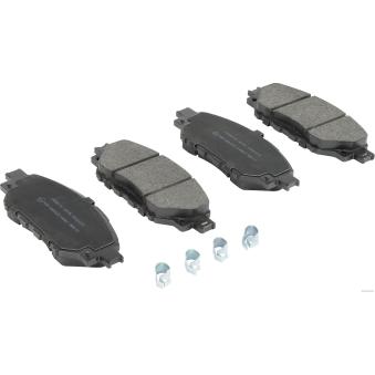 Jeu de 4 plaquettes de frein avant HERTH+BUSS JAKOPARTS [J3602144]