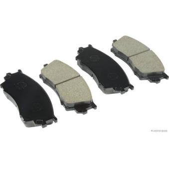 Jeu de 4 plaquettes de frein avant HERTH+BUSS JAKOPARTS [J3603040]