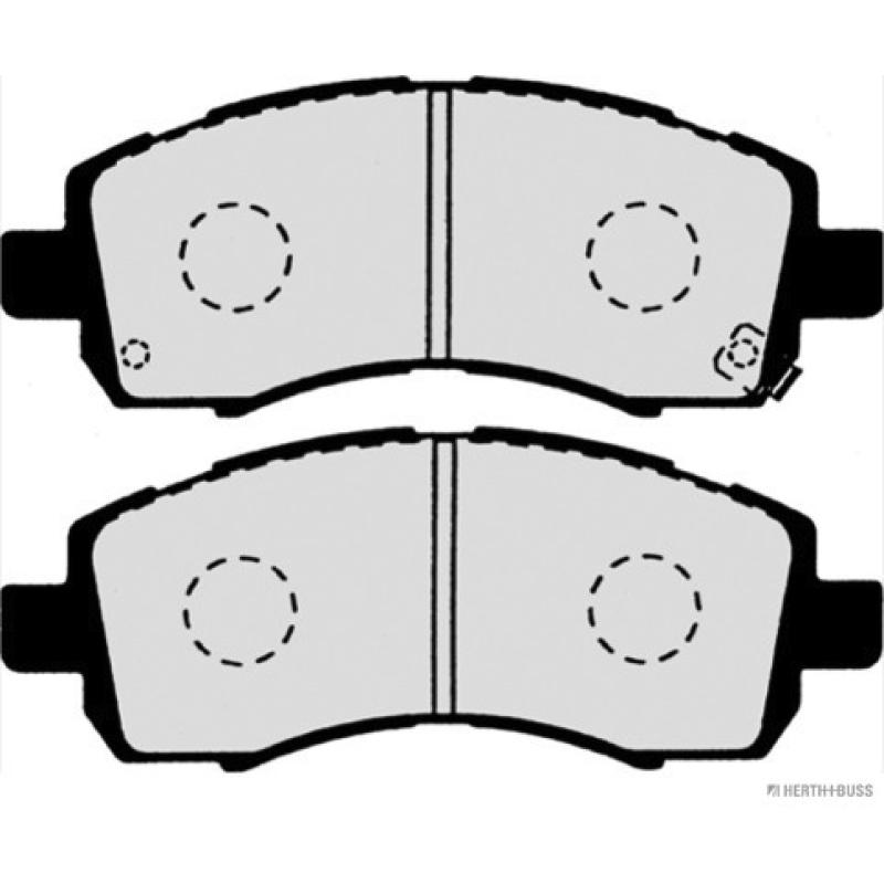 Jeu de 4 plaquettes de frein avant HERTH+BUSS JAKOPARTS J3607012 - Visuel 1