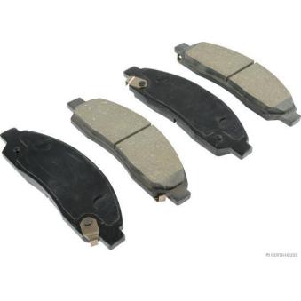 Jeu de 4 plaquettes de frein avant HERTH+BUSS JAKOPARTS OEM 89040317