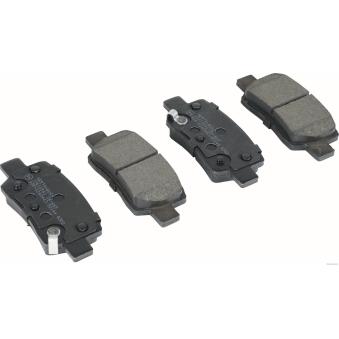 Jeu de 4 plaquettes de frein arrière HERTH+BUSS JAKOPARTS J3610541 pour HYUNDAI KONA EV - 156cv