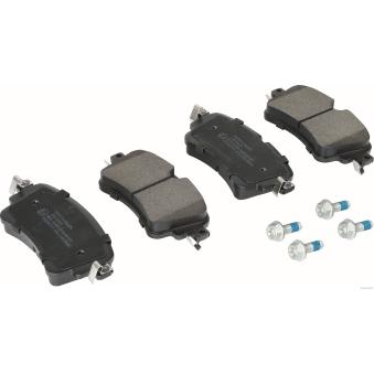 Jeu de 4 plaquettes de frein avant HERTH+BUSS JAKOPARTS [J3610831]