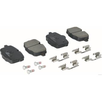 Jeu de 4 plaquettes de frein avant HERTH+BUSS JAKOPARTS OEM 34216892642
