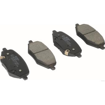 Jeu de 4 plaquettes de frein avant HERTH+BUSS JAKOPARTS [J3610865]