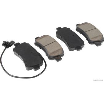 Jeu de 4 plaquettes de frein arrière HERTH+BUSS JAKOPARTS J3611006 pour NISSAN INTERSTAR dCi 130 RWD - 130cv