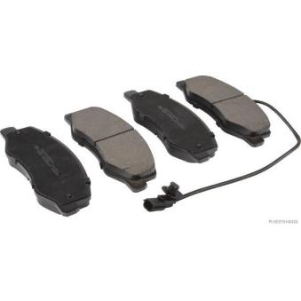 Jeu de 4 plaquettes de frein arrière HERTH+BUSS JAKOPARTS J3611010 pour NISSAN INTERSTAR dCi 130 RWD - 130cv