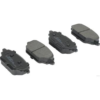 Jeu de 4 plaquettes de frein avant HERTH+BUSS JAKOPARTS [J3611053]