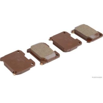 Jeu de 4 plaquettes de frein arrière HERTH+BUSS JAKOPARTS OEM 0446620050