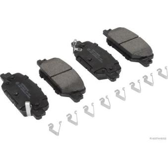 Jeu de 4 plaquettes de frein arrière HERTH+BUSS JAKOPARTS OEM 43022TLAA00